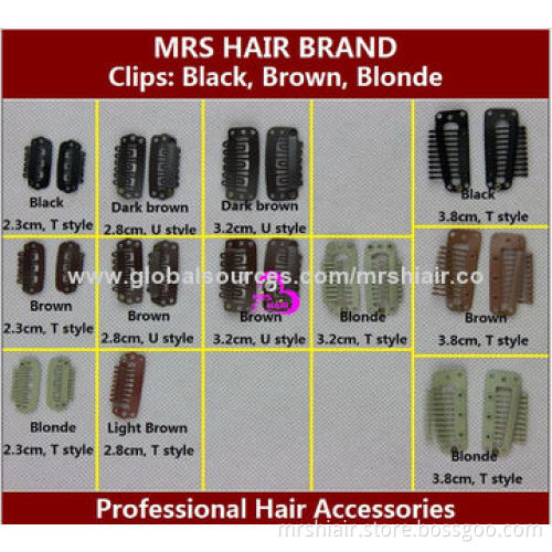 3.8cm T Shape 10 Teeth Stainless Steel Snap Clips